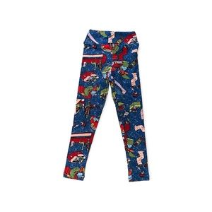 S/M & L/XL Kids LuLaRoe Holiday Leggings NEW Christmas Elves Toys 2-6 / 7-12